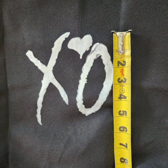 Black The weeknd xo canvas tote bag with white font - Picture 4 of 5